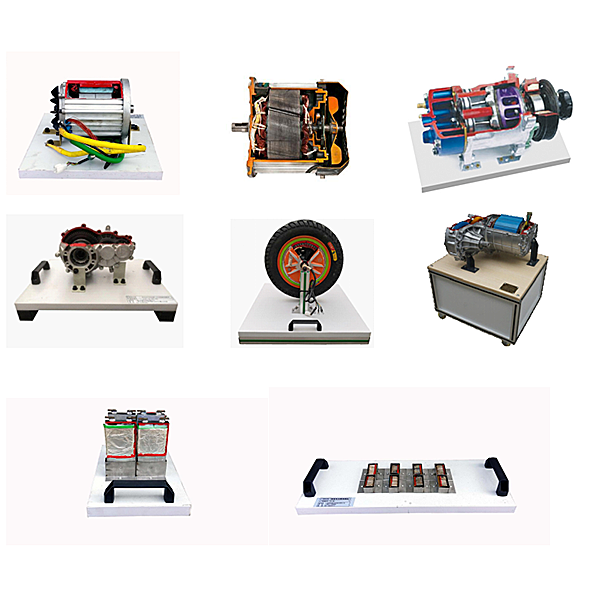 电动汽车剖解模子尝试装配,储物储物储物柜式电气节制综合尝试装配