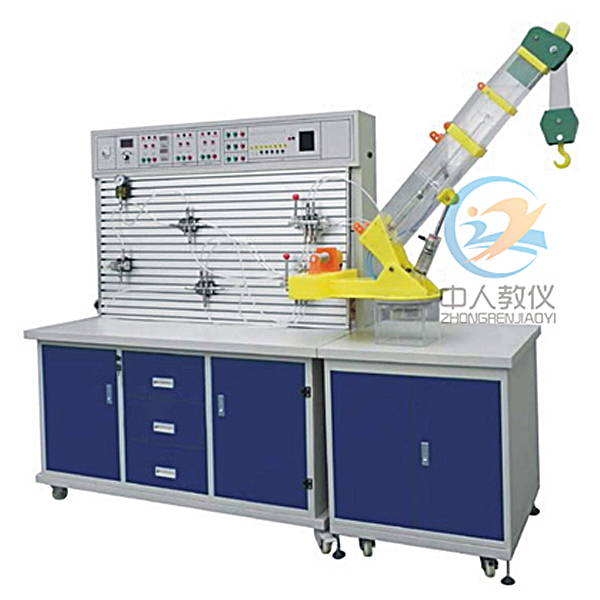 通明吊车液压仿照尝试拆卸,储物储物储物柜式机床电气手艺尝试台