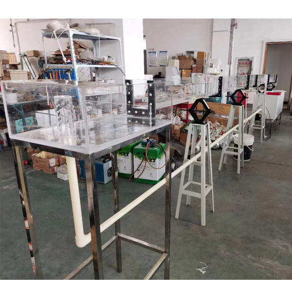 中人ZRHGLT-08双变坡水槽尝试装配